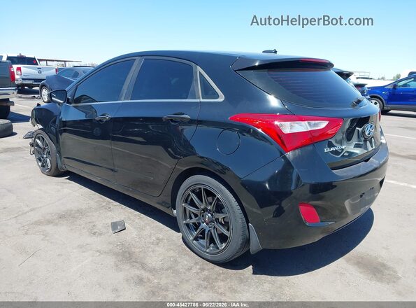 KMHD35LH5GU342615 2016 HYUNDAI ELANTRA GT Black უკანა მარცხენა