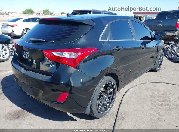 KMHD35LH5GU342615 2016 HYUNDAI ELANTRA GT Black უკანა მარჯვენა