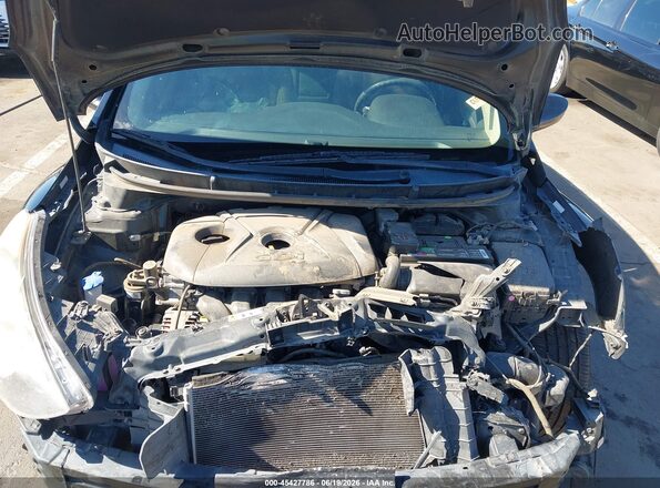 KMHD35LH5GU342615 2016 HYUNDAI ELANTRA GT Black უკანა ხედი