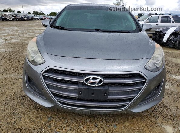 KMHD35LH5HU381397 2017 HYUNDAI ELANTRA Gray Front view