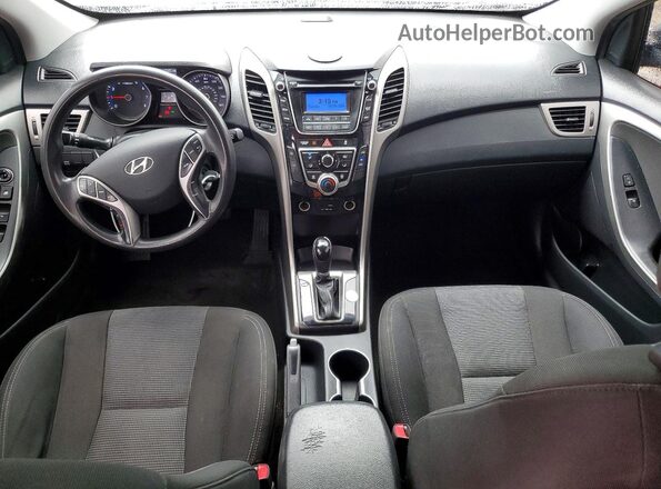 KMHD35LH5HU381397 2017 HYUNDAI ELANTRA Gray Dashboard view