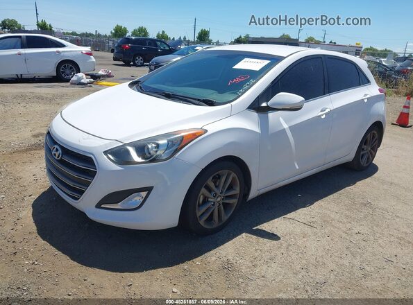 KMHD35LH6GU284238 2016 HYUNDAI ELANTRA GT White 