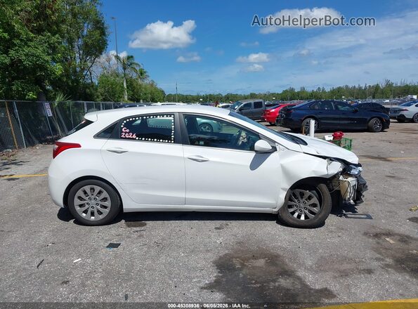 KMHD35LH6GU324673 2016 HYUNDAI ELANTRA GT White Vista del cuadro de instrumentos