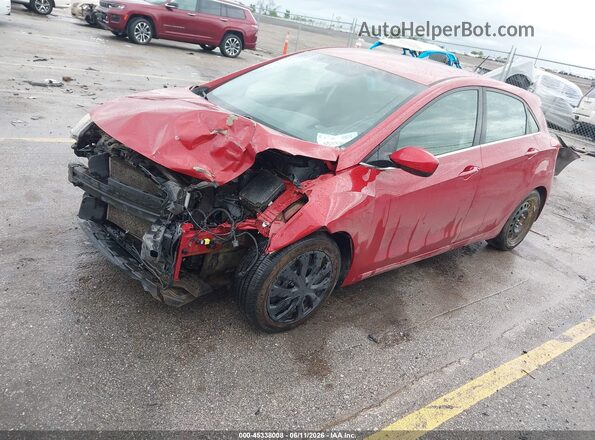 KMHD35LH6HU377231 2017 HYUNDAI ELANTRA GT Red Front left