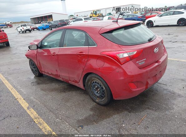 KMHD35LH6HU377231 2017 HYUNDAI ELANTRA GT Red Rear left