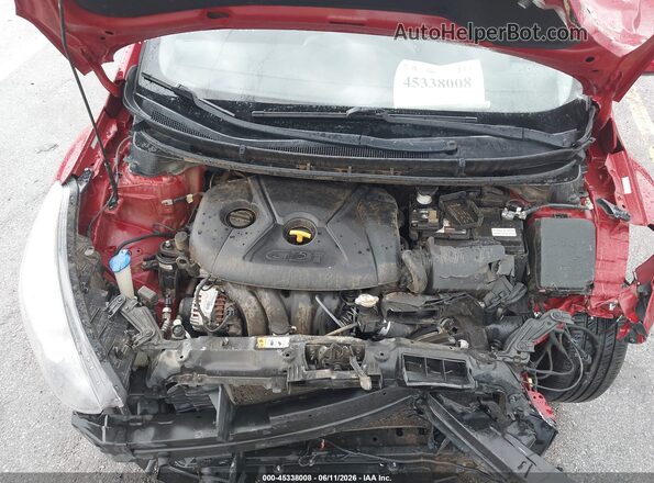 KMHD35LH6HU377231 2017 HYUNDAI ELANTRA GT Red Rear view
