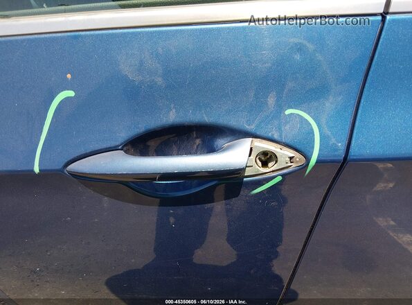 KMHD35LH7GU318476 2016 HYUNDAI ELANTRA GT Blue Widok zestawu wskaźników