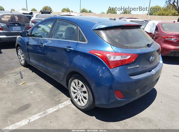 KMHD35LH7GU318476 2016 HYUNDAI ELANTRA GT Blue Tył lewy
