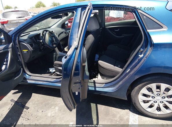 KMHD35LH7GU318476 2016 HYUNDAI ELANTRA GT Blue Widok naklejki z numerem VIN