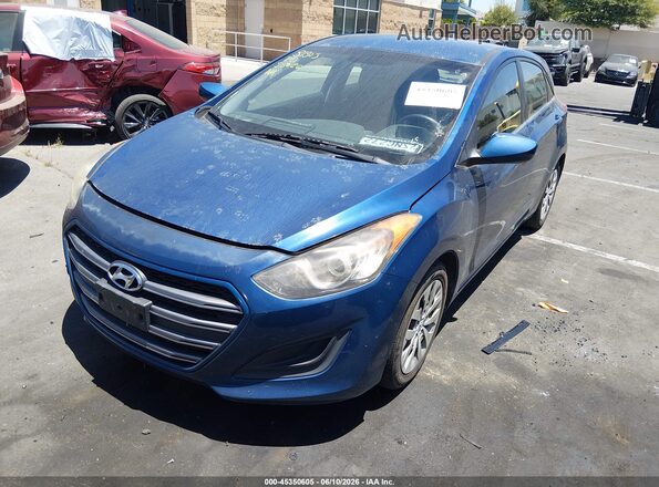 KMHD35LH7GU318476 2016 HYUNDAI ELANTRA GT Blue Przód lewy