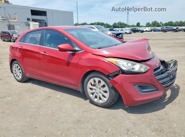 KMHD35LH8GU301640 2016 HYUNDAI ELANTRA Red 
