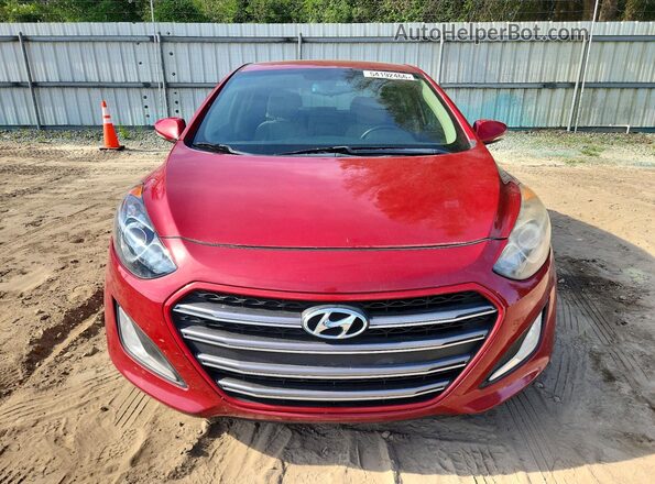 KMHD35LH8GU322004 2016 HYUNDAI ELANTRA Red 