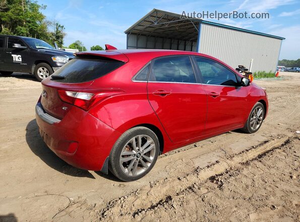 KMHD35LH8GU322004 2016 HYUNDAI ELANTRA Red 