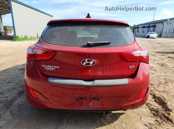 KMHD35LH8GU322004 2016 HYUNDAI ELANTRA Red 