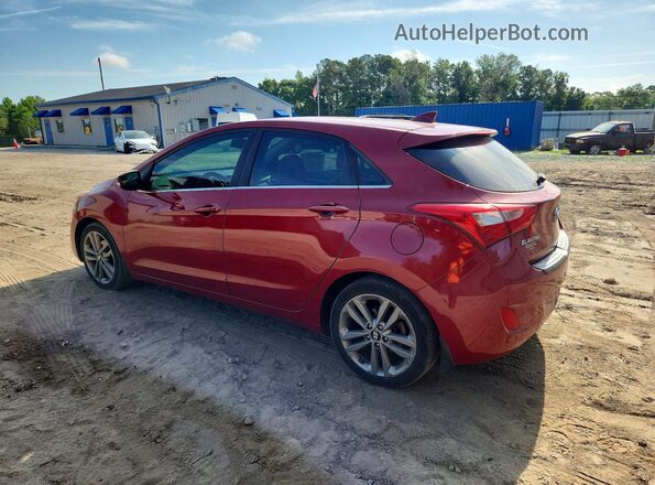 KMHD35LH8GU322004 2016 HYUNDAI ELANTRA Red 