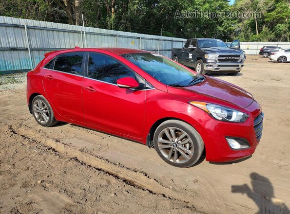 KMHD35LH8GU322004 2016 HYUNDAI ELANTRA Red 