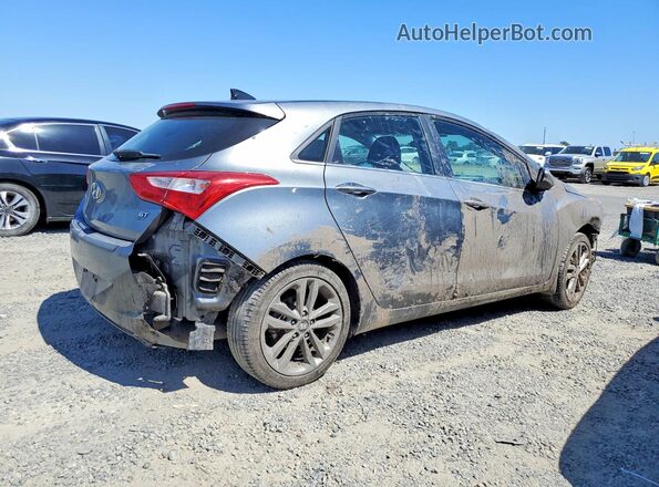 KMHD35LH8HU336020 2017 HYUNDAI ELANTRA Серый Задняя правая четверть