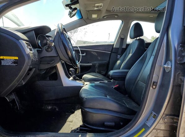 KMHD35LH8HU336020 2017 HYUNDAI ELANTRA Серый Вид салона спереди