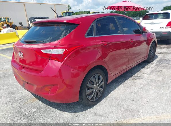 KMHD35LH8HU357482 2017 HYUNDAI ELANTRA GT Red Հետևի աջ