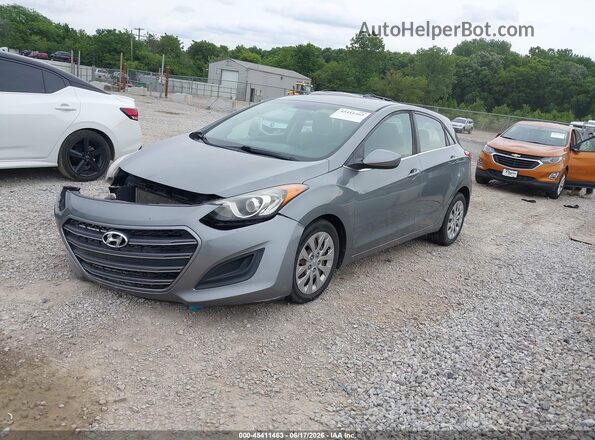 KMHD35LH8HU375691 2017 HYUNDAI ELANTRA GT Gray Front left
