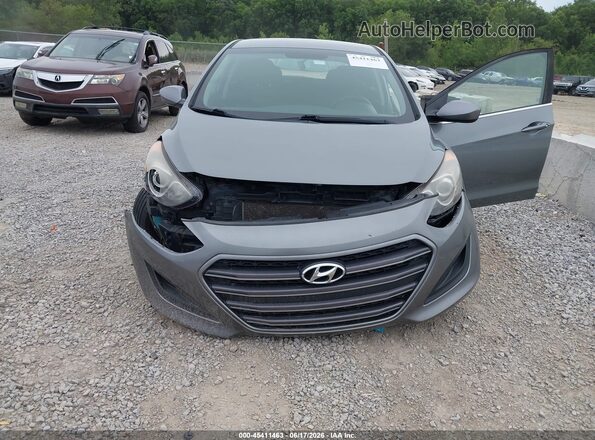 KMHD35LH8HU375691 2017 HYUNDAI ELANTRA GT Gray Front view
