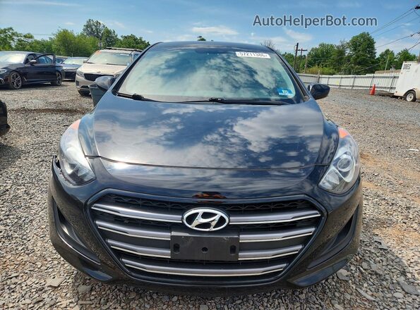 KMHD35LH9GU281253 2016 HYUNDAI ELANTRA Black Widok z przodu