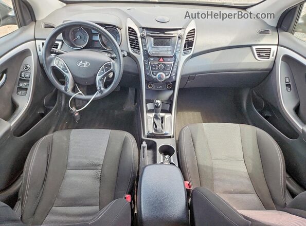 KMHD35LH9GU281253 2016 HYUNDAI ELANTRA Black Widok deski rozdzielczej