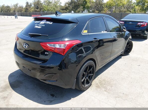 KMHD35LH9GU322822 2016 HYUNDAI ELANTRA GT Black უკანა მარჯვენა