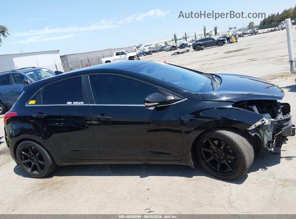 KMHD35LH9GU322822 2016 HYUNDAI ELANTRA GT Black სალონის 360-გრადუსიანი ხედი