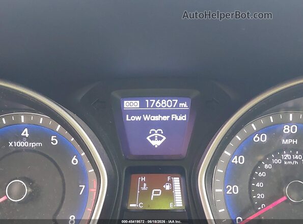 KMHD35LHXGU302837 2016 HYUNDAI ELANTRA GT Gray Հետևի նստատեղերի տեսք