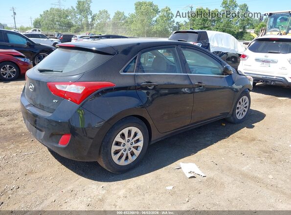KMHD35LHXGU304524 2016 HYUNDAI ELANTRA GT Black Հետևի աջ