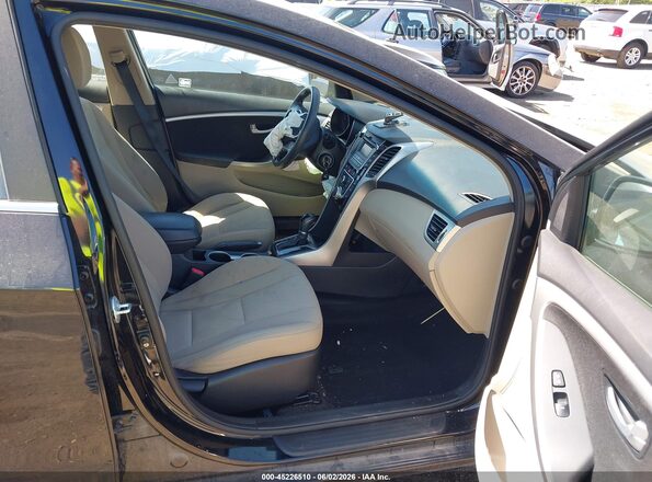 KMHD35LHXGU304524 2016 HYUNDAI ELANTRA GT Black Սալոնի դիմացի տեսք