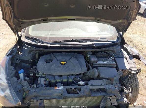 KMHD35LHXGU304524 2016 HYUNDAI ELANTRA GT Black Հետևի տեսք