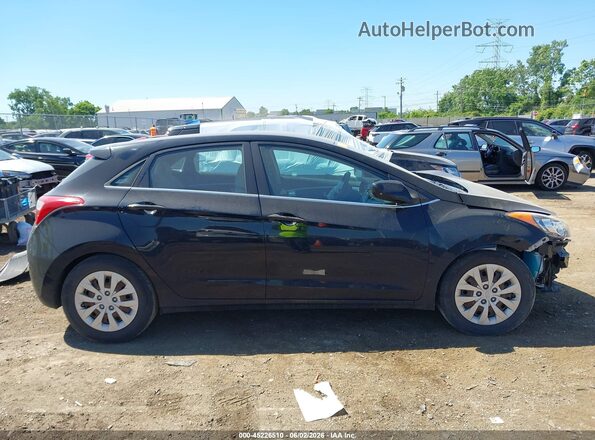 KMHD35LHXGU304524 2016 HYUNDAI ELANTRA GT Black Սալոնի 360 աստիճան տեսք