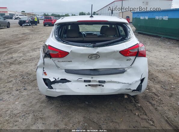 KMHD35LHXHU349478 2017 HYUNDAI ELANTRA GT White Դիմացի տեսք