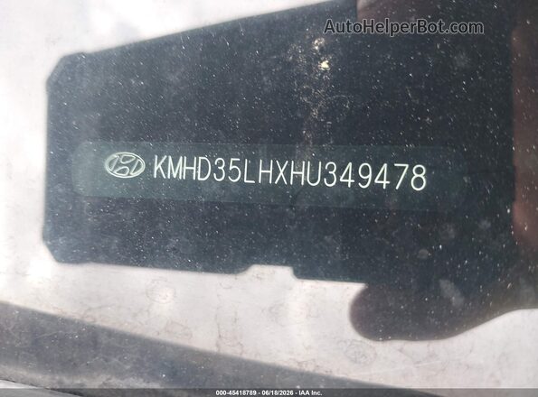 KMHD35LHXHU349478 2017 HYUNDAI ELANTRA GT White Սարքավորումների վահանակի տեսք