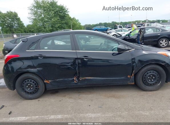 KMHD35LHXHU364224 2017 HYUNDAI ELANTRA GT Black Rear interior view