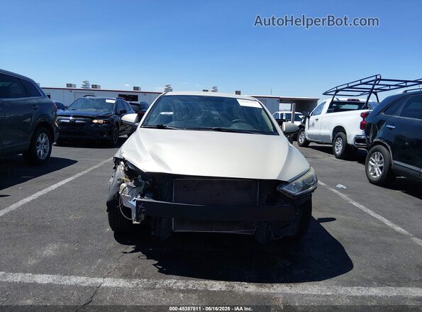 KMHD74LF0HU085314 2017 HYUNDAI ELANTRA Tan Front view