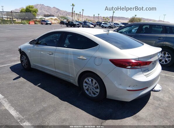KMHD74LF0HU085314 2017 HYUNDAI ELANTRA Tan Rear left