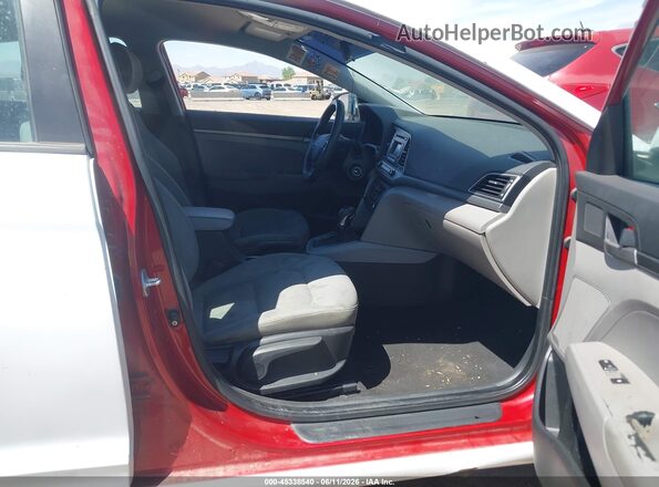 KMHD74LF0HU122376 2017 HYUNDAI ELANTRA White Սալոնի դիմացի տեսք