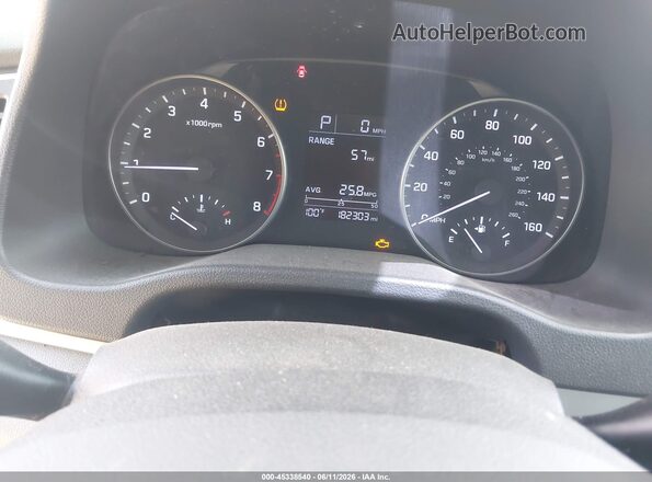 KMHD74LF0HU122376 2017 HYUNDAI ELANTRA White Հետևի նստատեղերի տեսք
