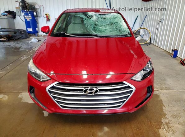 KMHD74LF0HU405263 2017 HYUNDAI ELANTRA Красный 