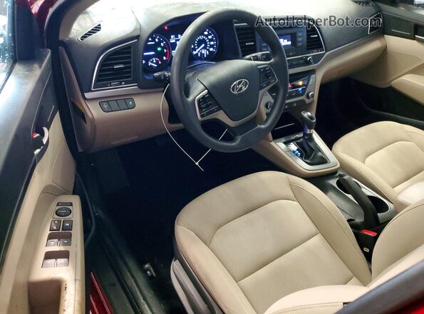 KMHD74LF0HU405263 2017 HYUNDAI ELANTRA Красный 