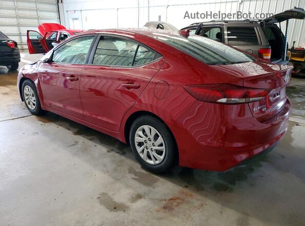 KMHD74LF0HU405263 2017 HYUNDAI ELANTRA Красный 