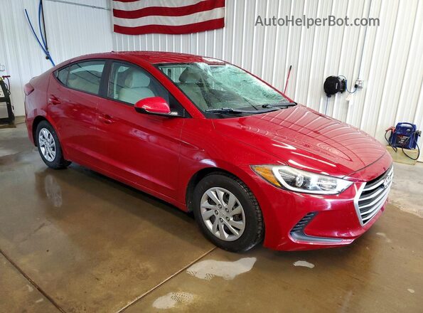 KMHD74LF0HU405263 2017 HYUNDAI ELANTRA Красный 