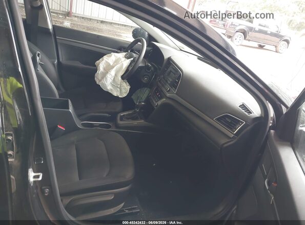 KMHD74LF0JU498467 2018 HYUNDAI ELANTRA Black Vista interior delantera
