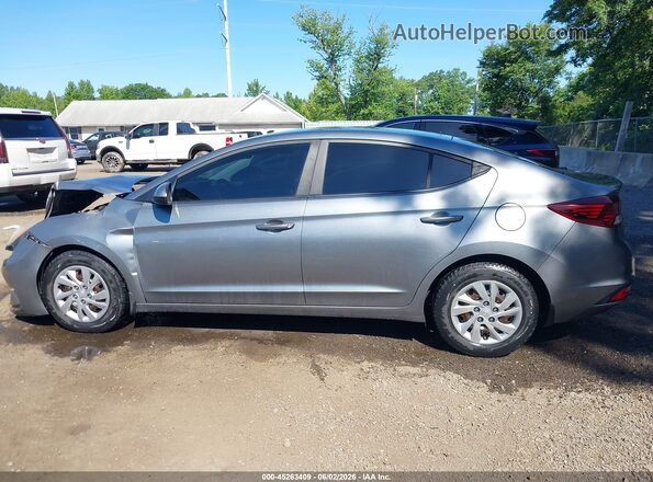 KMHD74LF0KU789648 2019 HYUNDAI ELANTRA Серебряный Панорамный вид салона 360°