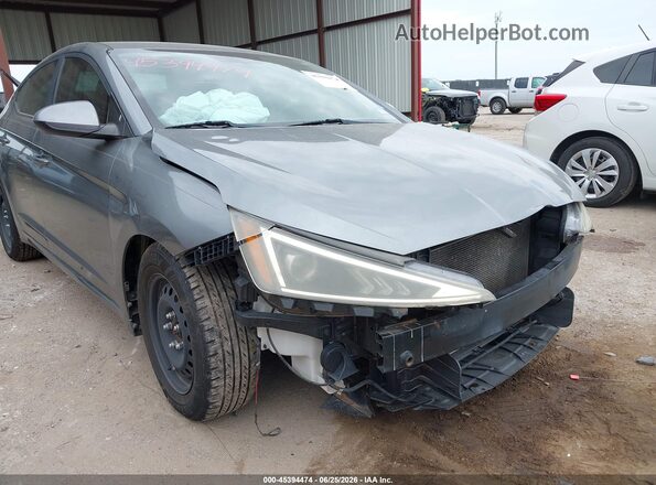 KMHD74LF0KU793845 2019 HYUNDAI ELANTRA Gray Vista frontal