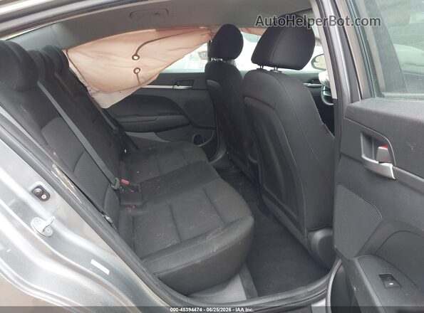 KMHD74LF0KU793845 2019 HYUNDAI ELANTRA Gray Vista de la etiqueta del VIN