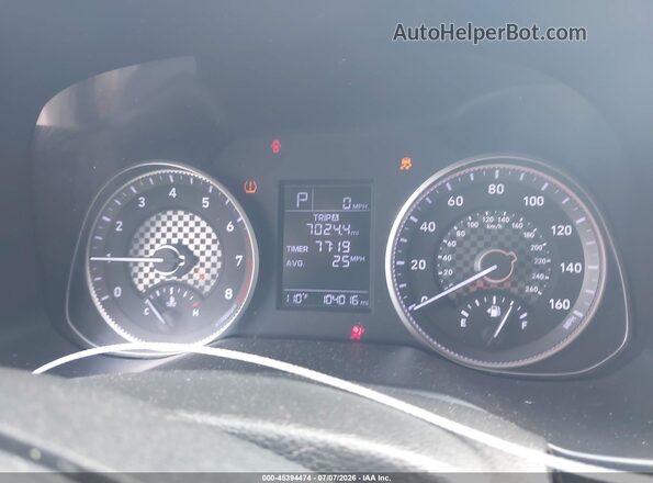 KMHD74LF0KU793845 2019 HYUNDAI ELANTRA Gray Vista de los asientos traseros